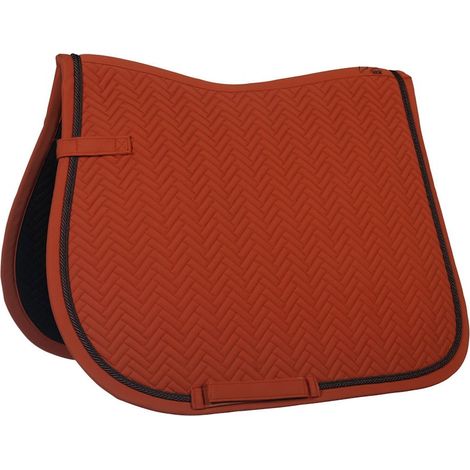 DRESSAGE PONY, nero: Sottosella inglese da dressage o rettangolare con bordatura decorativa modello Florence (1/5)