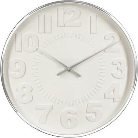 Horloge Murale "Contemporain" 40cm Argent (1/3)