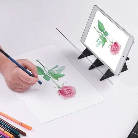 Planche De Dessin - Projecteur D Image Reflexion - Pour Apprentissage Dessin Enfants Et Adultes - 20 X 13 5 Cm - 1 Unite (1/4)