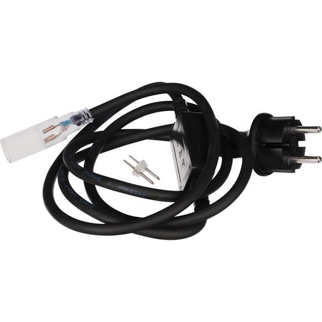 STROMKABEL FÜR LED-LICHTSCHLÄUCHE - WASSERDICHT - 1-tlg.