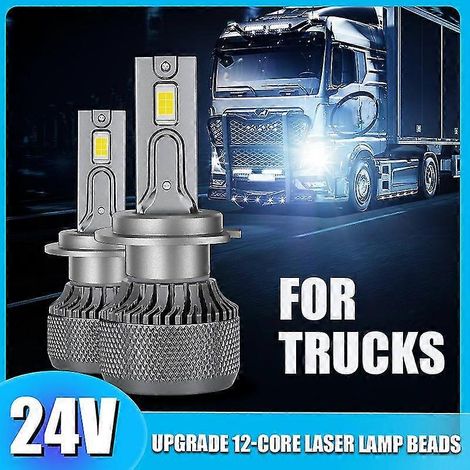 24-V-Netzteil für H7-LED-LKW-Scheinwerfer, Canbus-kompatibel mit H1, H3, H4, H11, 9005, HB3, 9006, HB4, 9012 und Hir2 (1/4)