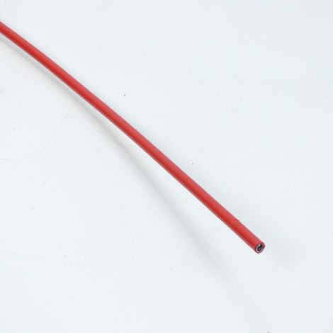 Gaine rouge Transfil 26/10 par 1m standard petite pour câble (1/3)