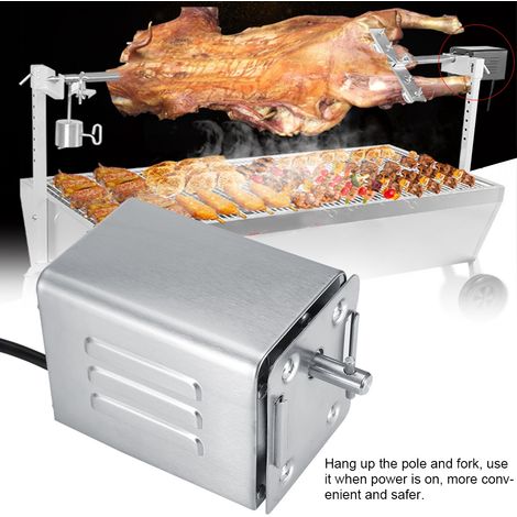 Rôtissoire BBQ Moteur Électrique 50-70KGF en Acier Inoxydable, Rôtisseur Vertical avec Prise UE 220V pour Grillades et Cuisson en Extérieur (1/5)