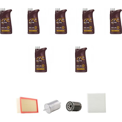 Kit tagliando 4 FILTRI e 7L OLIO compatibile con Audi A4 (B6,B7) 3.0 V6 30V 162kw dal 2000 al 2008 (1/5)