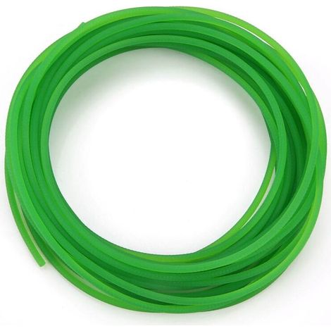 Runder Polyurethan-(PU)-Schlauch mit rauer grüner Oberfläche für den Materialtransport (3 mm x 10 m) (1/5)