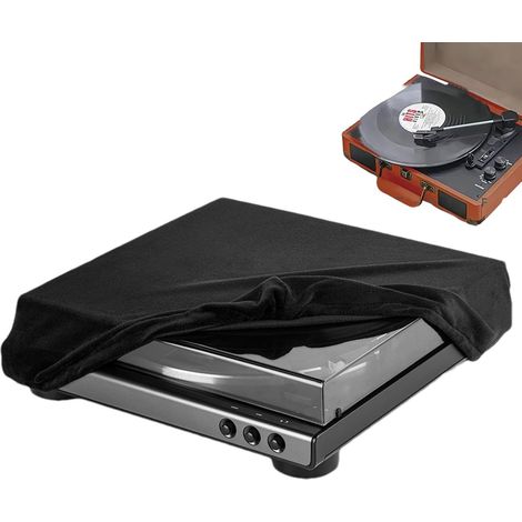 Protection anti-poussière pour platine vinyle, housse de protection pour tourne-disque, protection pour platine vinyle stéréo, protection anti-poussière pour platines vinyles et tourne-disques stéréo