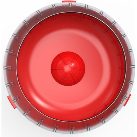 1 Roue d'exercice silencieuse pour cage Rody3 . couleur rouge. taille ø 14 cm x 5 cm . pour rongeur. - zolux (1/5)