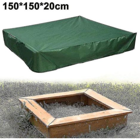BEBUSINGOTO Housse de bac à sable imperméable, bâche de protection pour bac à sable, housse de bac à sable pour jouets (1/5)