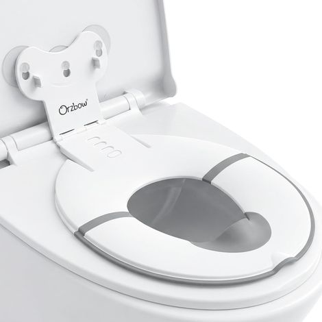 Reducteur Toilette Enfant Pliable, Blanc (1/5)
