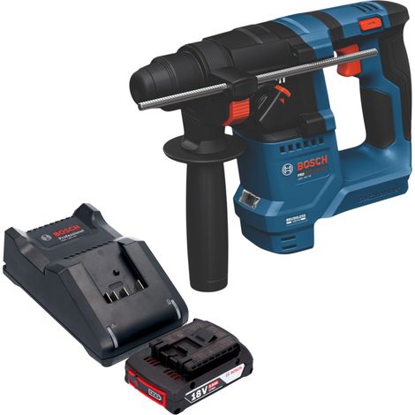 Marteau perforateur sans fil Bosch GBH 18V-18 Professional 18 V 1,5 J SDS plus Brushless + 1 batterie 2,0 Ah + chargeur (1/5)