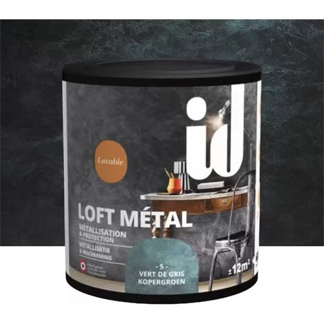 Finition ID Loft Métal Vert de gris n°5 0,5 L (1/2)