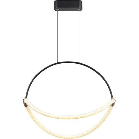 V-TAC LED Pendelleuchte 16W Elegant Minimalistisch 400x160x1650mm Schwarz Naturweiß (1/5)