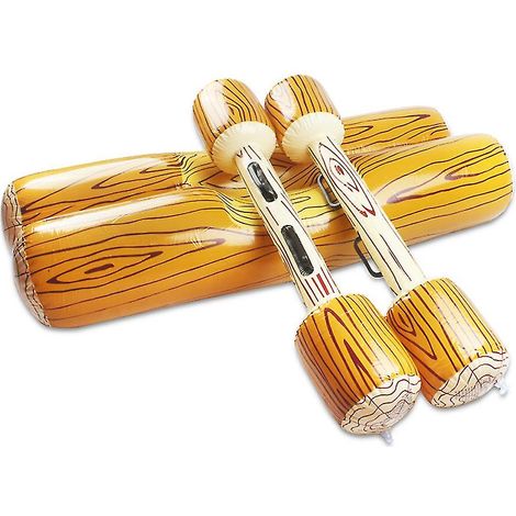 Lot de 4 jouets gonflables : jouet de sport aquatique, jouet de natation, bouée, bâton de natation gonflable, jouet de sport, bouée pour piscine. (1/5)