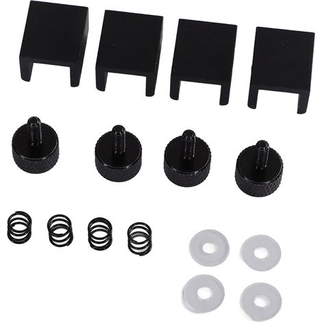 Lot de 8 pinces de fixation pour plateau chauffant en verre d'imprimante 3D, réglables et universelles, en alliage d'aluminium, compatibles avec Ender 3, 3 Pro V2, 3S et 5 Pro. (1/5)