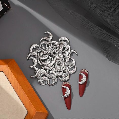 50 rivets métalliques en forme de crâne, clous, rivets rock pour vêtements ( )