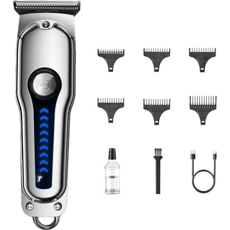 Haarschneider, Haartrimmer, leise, für präzises Arbeiten, verstellbar, geräuscharm, tragbar, für Reisen, Zuhause, Salon, für Männer und Jungen, 16,3 x 11,9 x 4,9 cm