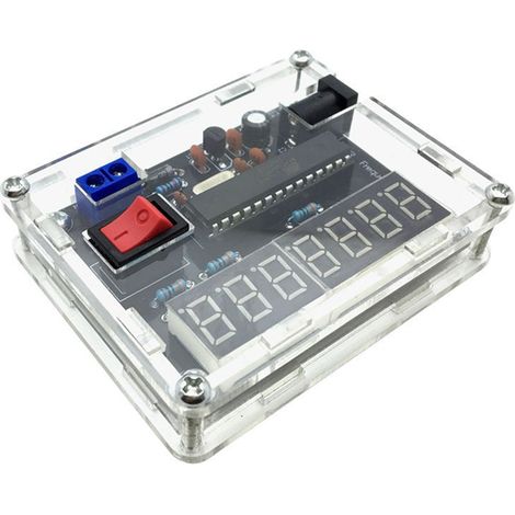 High-precision digital frequency meter crystal oscillator measurement circuit (0.45Hz-10MHz) design, DIY electronics production and soldering. (1/4)