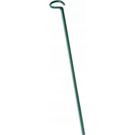 Supporto per piante in acciaio 60 cm, verniciato a polvere verde, stabile