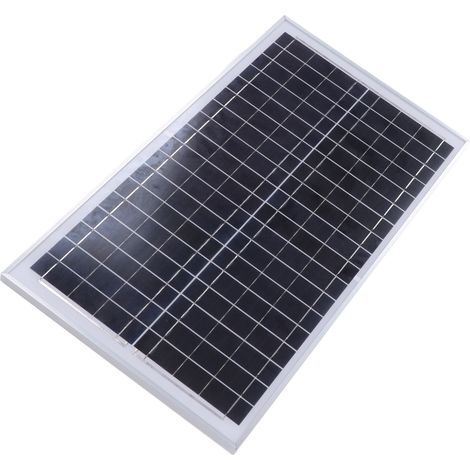 Panneau solaire en silicium polycristallin, montage facile, robuste, plaque photovoltaïque 30 W 18 V (1/5)
