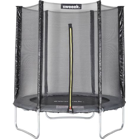 180cm trampoline protective net Grey 183x183x54 cm - Cassiopeia (1/4)