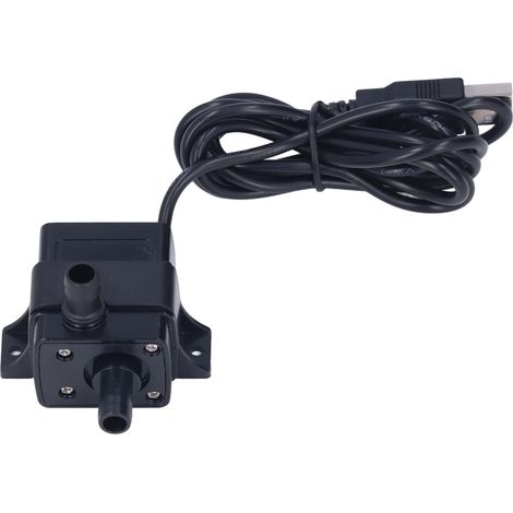 Kit de pompe submersible miniature 5V avec câble USB et connecteur DC5521 pour faible débit