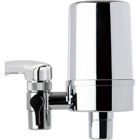 Filtre à Eau de Robinet pour Cuisine, Salle de Bain ou Évier de Camping-car, Longue Durée de Vie de 500 Gallons, Finition Chromée-LIAIKI