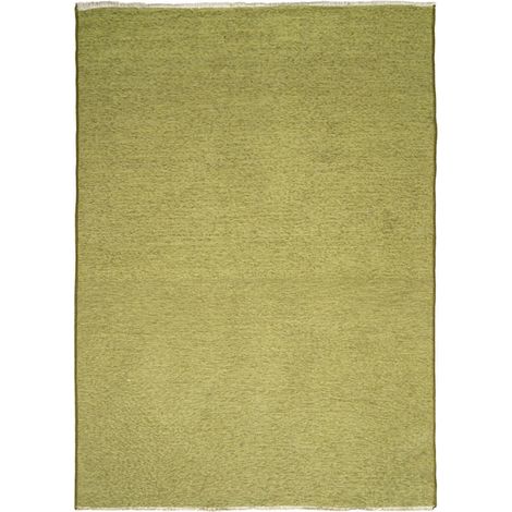 REVERSIBLE EFFECT - Tapis réversible vert/bleu pétrole 120x170