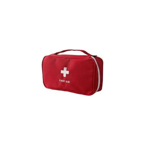 Tissu Medizintasche, Trousse de voyage, Sac à Betreuertasche pour les Familles de Premiers Secours Sac Notfalltasche Rouge (1/5)