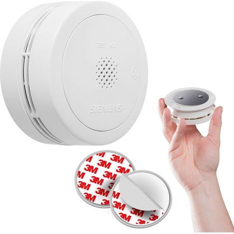 SIEMENS DAAF 5TC1292-7 NF détecteur de fumée avec support magnétique, autonomie et garantie 10 ans, livré avec Magnetik's (KNX) (1/4)
