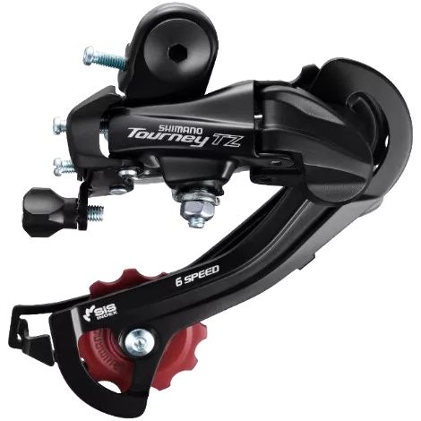 Deragliatore posteriore a vite Shimano Tourney RD-TZ500D a 6/7 velocità (1/2)