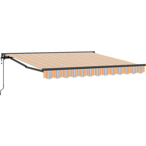 Cadre de store bleu et orange 300 x 250 cm (1/5)