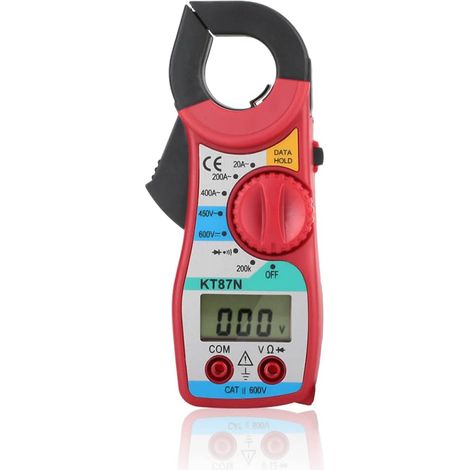 [JAMAIS UTILISÉ]Multimètre testeur pince ampèremétrique numérique, ampèremètre à pince, laboratoire DC/AC pour test de diode de capacité de tension test de fréquence de résistance (1/5)