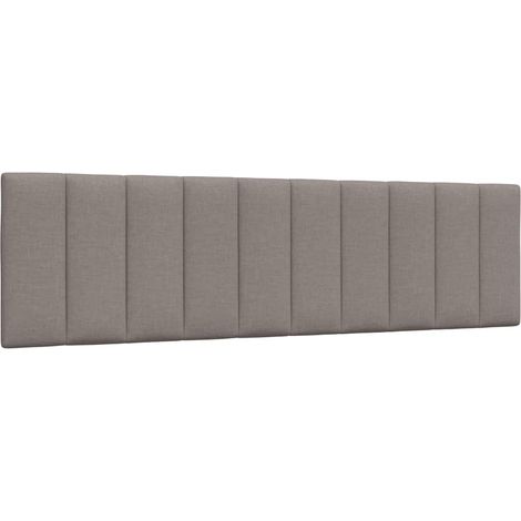 Kopfteil-Kissen Taupe 180 cm Stoff vidaXL942247