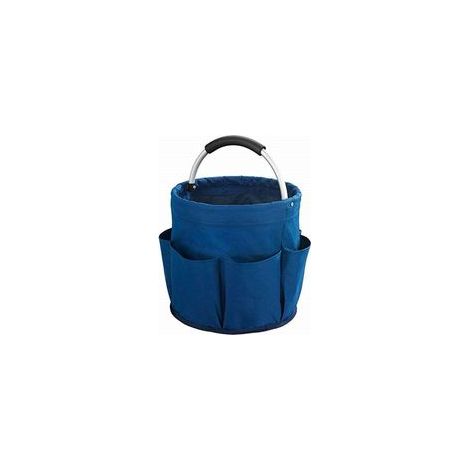 Panier de rangement pliable 28 x 26,5 x 28 cm – 6 poches extérieures – 100 % polyester – Pour produits d'entretien et outils