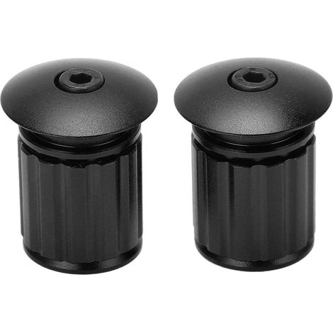 Paire de barres d'expansion en alliage d'aluminium pour vélo (VTT, vélo pliant, vélo de route) - Noir (1/5)