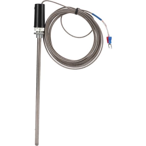 Thermoelement Typ K M12, Temperaturfühler aus Edelstahl, Sensor mit 4 m Kabel, wasserdichter Schraubfühler (1/5)
