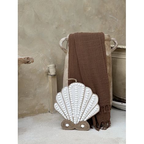 Decorazione boho con conchiglie