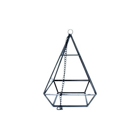 Terrarium en Verre - Grande Pyramide- Vendu par 1 (1/4)