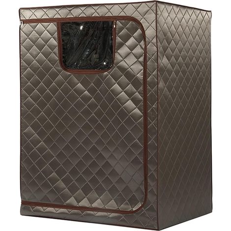 Kit de sauna portatif Tente de Sauna à Vapeur Portable, Tente de Sauna for 2 Personnes Double Pleine Grandeur, Spa à Domicile de Corps de Tentull de Sauna for la Détox de Relaxation sans Vapeur Tente