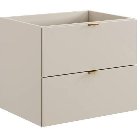 Mobile sotto lavabo sospeso Beige 60 cm - LAVENA (1/5)