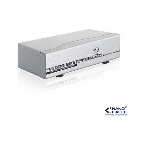 Vga Splitter Verteiler 2Ausgang 250mhz Nanokabel 10.25.0002