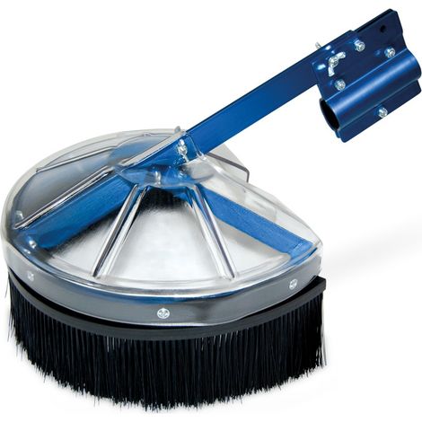 Carter de protection WEBER rabattable et universel pour débroussailleuses à dos utilisées conjointement avec des brosses métaliq