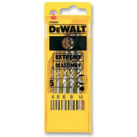 Brocas para piedra Extreme (4-5-6-8-10mm) Dewalt DT6956-QZ (1/2)