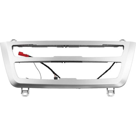 Interieur-Klimabedienteil mit LED-Ambientebeleuchtung für BMW 3er F30 F31 320i 340i (2013-2018), silberfarben. (1/5)