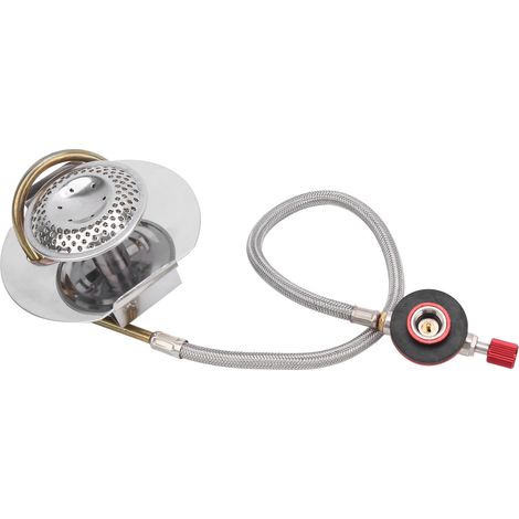Mini réchaud de camping portable à gaz pour pique-nique et voyage, idéal pour les petits déjeuners et les soirées d'été. (1/5)