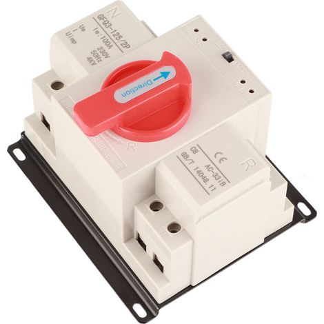 Commutateur de transfert automatique double alimentation AC230V 100A 2P ATS pour mini-générateur (1/5)