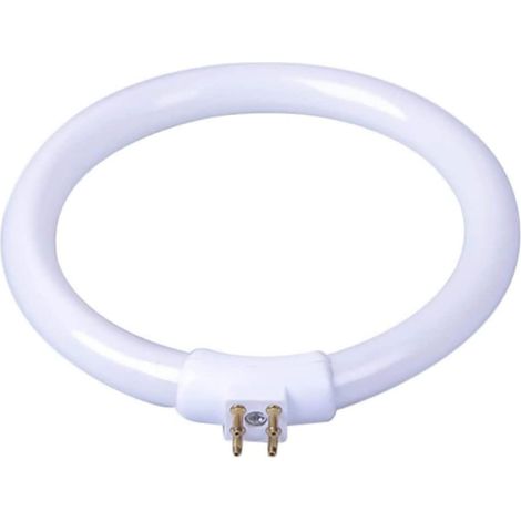 1 Ampoule circulaire, LED 11W 4 broches, tube rond blanc, diamètre 12,2cm, pour miroir maquillage bureau