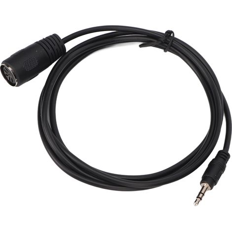 Câble de conversion audio DIN 5 broches femelle vers 3,5 mm mâle, noyau en cuivre pur, 1,5 mètres, haute qualité professionnelle (1/5)