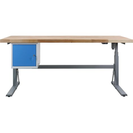 ADB Werkbank HEAVY + Würfelbox 2000x750x700-1170 1 Tür + 3 Schubladen Werktisch (1/5)