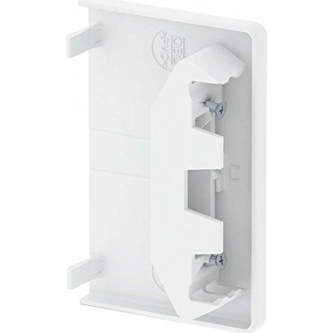 OBO Bettermann Pieza final 70x110mm Cloruro de polivinilo blanco puro RAL 9010, 6274370